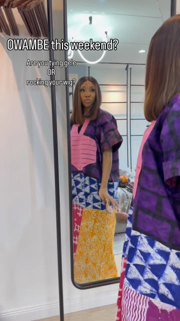 Danielle in the mirror